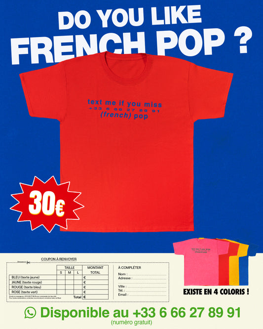 #kissmymerch • rouge & bleu